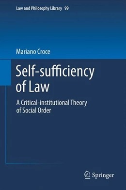 Abbildung von Croce | Self-sufficiency of Law | 1. Auflage | 2012 | beck-shop.de