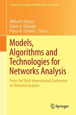 Abbildung von Batsyn / Kalyagin | Models, Algorithms and Technologies for Network Analysis | 1. Auflage | 2014 | beck-shop.de