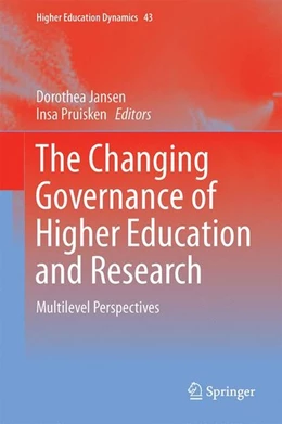 Abbildung von Jansen / Pruisken | The Changing Governance of Higher Education and Research | 1. Auflage | 2014 | beck-shop.de