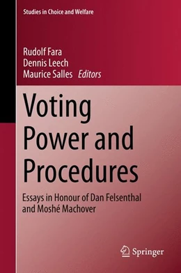 Abbildung von Fara / Leech | Voting Power and Procedures | 1. Auflage | 2014 | beck-shop.de