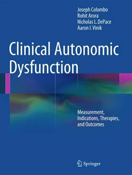 Abbildung von Colombo / Arora | Clinical Autonomic Dysfunction | 1. Auflage | 2014 | beck-shop.de