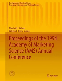 Abbildung von Wilson / Black | Proceedings of the 1994 Academy of Marketing Science (AMS) Annual Conference | 1. Auflage | 2015 | beck-shop.de