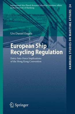Abbildung von Engels | European Ship Recycling Regulation | 1. Auflage | 2013 | beck-shop.de