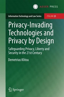 Abbildung von Klitou | Privacy-Invading Technologies and Privacy by Design | 1. Auflage | 2014 | beck-shop.de