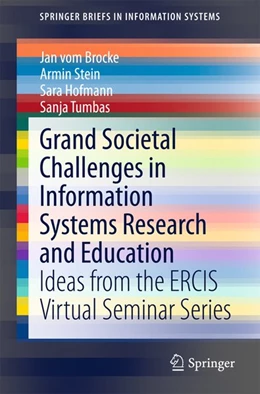 Abbildung von Vom Brocke / Stein | Grand Societal Challenges in Information Systems Research and Education | 1. Auflage | 2015 | beck-shop.de