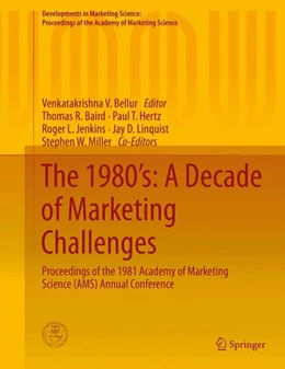 Abbildung von Bellur | The 1980's: A Decade of Marketing Challenges | 1. Auflage | 2015 | beck-shop.de