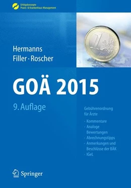 Abbildung von Hermanns / Filler | GOÄ 2015 | 9. Auflage | 2015 | beck-shop.de