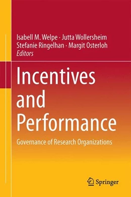 Abbildung von Welpe / Wollersheim | Incentives and Performance | 1. Auflage | 2014 | beck-shop.de