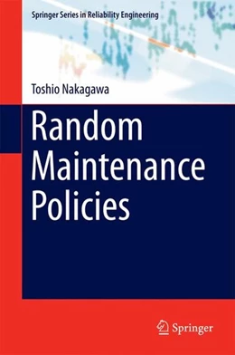 Abbildung von Nakagawa | Random Maintenance Policies | 1. Auflage | 2014 | beck-shop.de