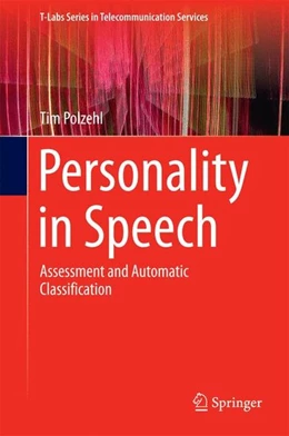Abbildung von Polzehl | Personality in Speech | 1. Auflage | 2014 | beck-shop.de