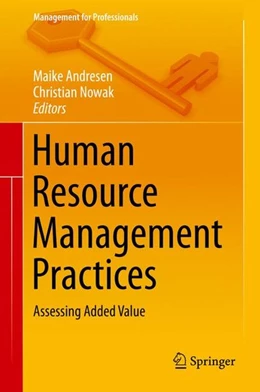 Abbildung von Andresen / Nowak | Human Resource Management Practices | 1. Auflage | 2014 | beck-shop.de