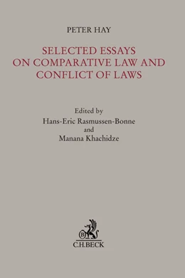 Abbildung von Hay | Selected Essays on Comparative Law and Conflict of Laws | 1. Auflage | 2015 | beck-shop.de