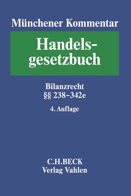Abbildung von Münchener Kommentar zum Handelsgesetzbuch: HGB, Band 4: Drittes Buch. Handelsbücher §§ 238-342e HGB | 4. Auflage | 2020 | beck-shop.de