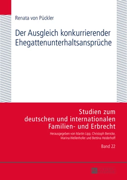 Abbildung von Pückler | Der Ausgleich konkurrierender Ehegattenunterhaltsansprüche | 1. Auflage | 2015 | 22 | beck-shop.de