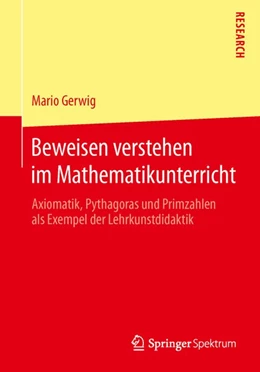Abbildung von Gerwig | Beweisen verstehen im Mathematikunterricht | 1. Auflage | 2015 | beck-shop.de