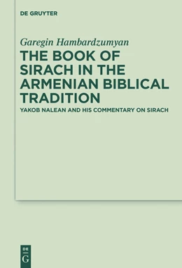Abbildung von Hambardzumyan | The Book of Sirach in the Armenian Biblical Tradition | 1. Auflage | 2015 | 33 | beck-shop.de
