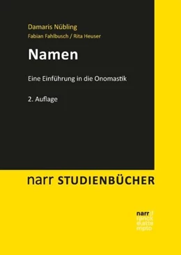 Abbildung von Nübling / Fahlbusch | Namen | 1. Auflage | 2015 | beck-shop.de