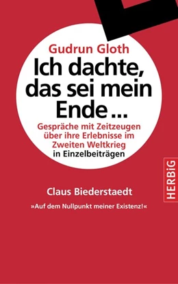 Abbildung von Biederstaedt / Gloth | Auf dem Nullpunkt meiner Existenz | 1. Auflage | 2016 | beck-shop.de