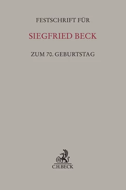 Abbildung von Festschrift für Siegfried Beck zum 70. Geburtstag | 1. Auflage | 2016 | beck-shop.de