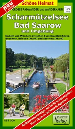 Abbildung von Radwander- und Wanderkarte Scharmützelsee, Bad Saarow und Umgebung 1 : 35 000 | 3. Auflage | 2015 | beck-shop.de