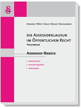 Abbildung von Hemmer / Wüst | Die Assessorklausur im öffentlichen Recht | 6. Auflage | 2015 | beck-shop.de
