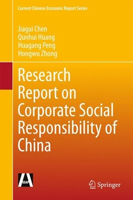 Abbildung von Chen / Huang | Research Report on Corporate Social Responsibility of China | 1. Auflage | 2015 | beck-shop.de