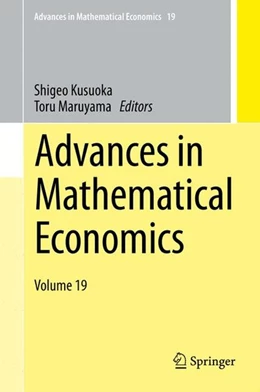 Abbildung von Kusuoka / Maruyama | Advances in Mathematical Economics Volume 19 | 1. Auflage | 2015 | beck-shop.de