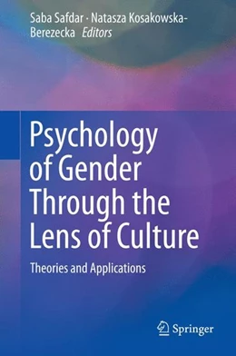 Abbildung von Safdar / Kosakowska-Berezecka | Psychology of Gender Through the Lens of Culture | 1. Auflage | 2015 | beck-shop.de