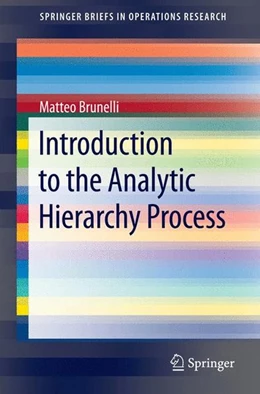 Abbildung von Brunelli | Introduction to the Analytic Hierarchy Process | 1. Auflage | 2014 | beck-shop.de