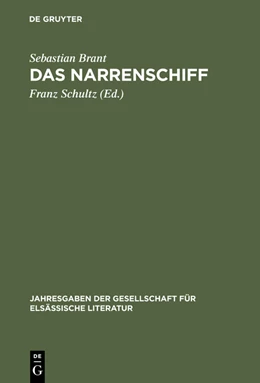 Abbildung von Brant / Schultz | Das Narrenschiff | 1. Auflage | 2015 | beck-shop.de