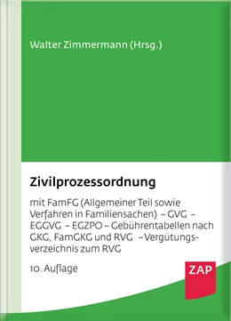 Abbildung von Zimmermann (Hrsg.) | Zivilprozessordnung: ZPO | 10. Auflage | 2015 | beck-shop.de