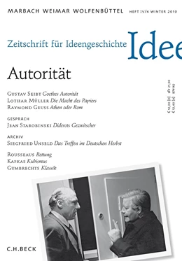 Abbildung von Zeitschrift für Ideengeschichte Heft IV/4 Winter 2010: Autorität | 1. Auflage | 2015 | beck-shop.de