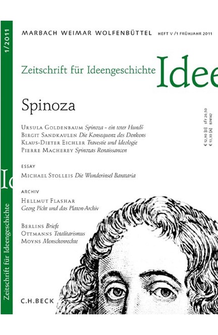 Cover: , Zeitschrift für Ideengeschichte Heft V/1 Frühjahr 2011