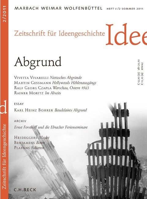 Cover:, Zeitschrift für Ideengeschichte Heft V/2 Sommer 2011