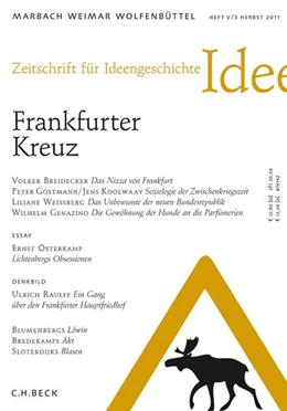 Abbildung von Zeitschrift für Ideengeschichte Heft V/3 Herbst 2011 | 1. Auflage | 2015 | beck-shop.de