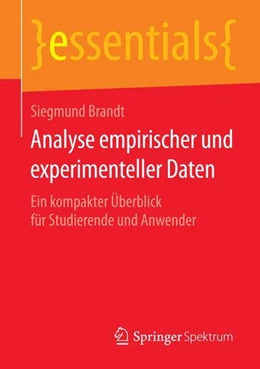 Abbildung von Brandt | Analyse empirischer und experimenteller Daten | 1. Auflage | 2015 | beck-shop.de