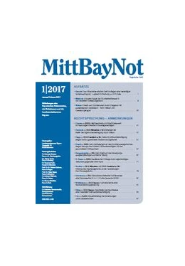 Abbildung von MittBayNot | 1. Auflage | 2024 | beck-shop.de