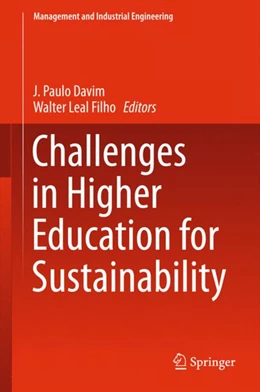 Abbildung von Davim / Leal Filho | Challenges in Higher Education for Sustainability | 1. Auflage | 2015 | beck-shop.de