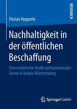 Abbildung von Hepperle | Nachhaltigkeit in der öffentlichen Beschaffung | 1. Auflage | 2015 | beck-shop.de