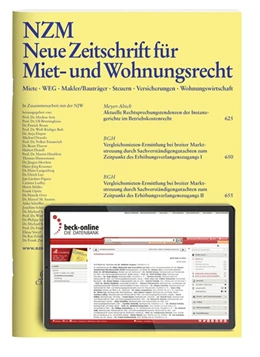 Abbildung von NZM • Neue Zeitschrift für Miet- und Wohnungsrecht | 21. Auflage | 2022 | beck-shop.de