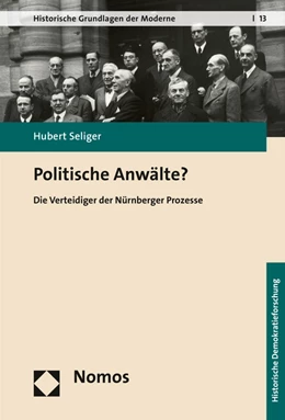 Abbildung von Seliger | Politische Anwälte? | 1. Auflage | 2016 | 13 | beck-shop.de