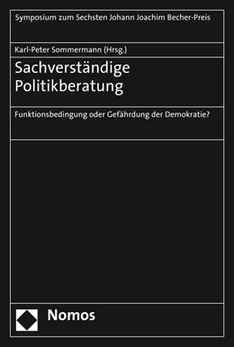 Abbildung von Sommermann | Sachverständige Politikberatung | 1. Auflage | 2015 | beck-shop.de