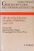 Cover:, Geschichte der deutschen Literatur  Bd. 3/2: Reimpaargedichte, Drama, Prosa (1250-1370)