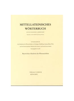 Abbildung von Mittellateinisches Wörterbuch 1. Lieferung (a-adcumen) | 1. Auflage | 1959 | beck-shop.de