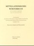 Cover:, Mittellateinisches Wörterbuch  1. Lieferung (a-adcumen)