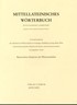 Cover:, Mittellateinisches Wörterbuch  3. Lieferung (aera-allium)