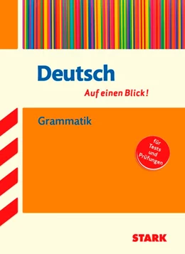 Abbildung von Deutsch - auf einen Blick! Grammatik | 1. Auflage | 2017 | beck-shop.de