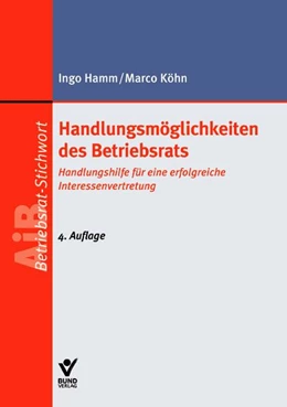 Abbildung von Renker / Hamm | Handlungsmöglichkeiten des Betriebsrats | 4. Auflage | 2013 | beck-shop.de
