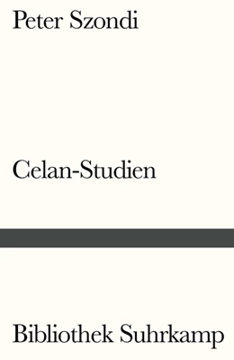 Abbildung von Szondi / Bollack | Celan-Studien | 1. Auflage | 2016 | beck-shop.de