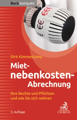 Abbildung von Kimmeskamp | Mietnebenkosten-Abrechnung | 3. Auflage | 2017 | beck-shop.de